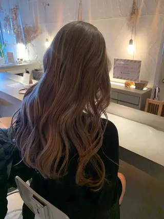 ロング カラー ブリーチ/アレンジ 天満/chihiroのヘアスタイル