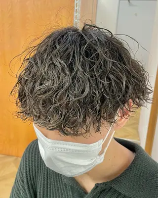 パーマ メンズ 立川/過去1の毛流れ パーマ/しゅーとのヘアスタイル