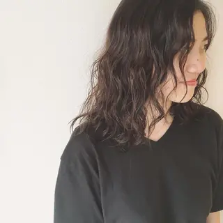 ミディアム セミロング yuki hair所属・yuki watanabeのヘアスタイル