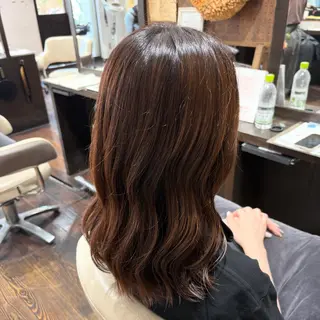 セミロング カットモデル/ 松浦愛莉のヘアスタイル