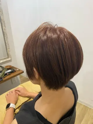 ショート カラー CIEN所属・松下 育未のヘアスタイル