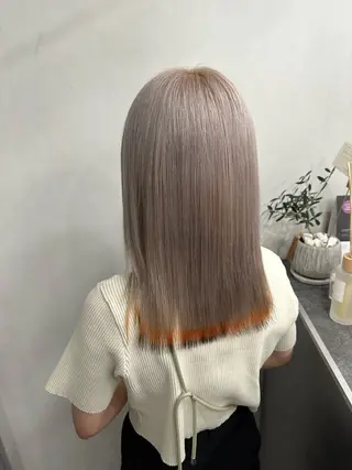 セミロング カラー ✨武内凌太✨ 複雑履歴/ムラ修正のヘアスタイル