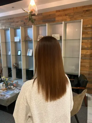 ロング 髪質改善/ストレート パーマ長久手/ひかるのヘアスタイル