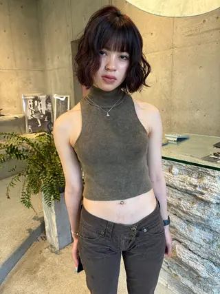 ミディアム カラー peto ゴトリのヘアスタイル