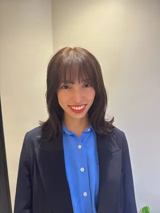 ミディアム カラー 木多 成明のヘアスタイル