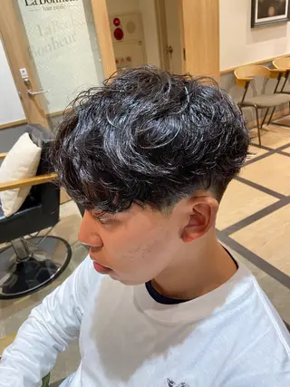 ショート パーマ メンズ La Bonheur hair etoile所属・SAITO YUTAのヘアスタイル