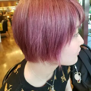 ショート カラー EMANON名古屋所属・美谷添（ミヤゾエ） まどか大人ヘアサロンのヘアスタイル