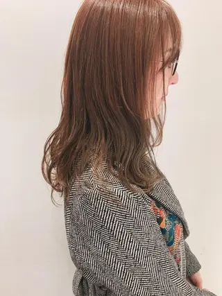 セミロング カラー ハイトーン/ウルフ /小澤凌祐🦕のヘアスタイル