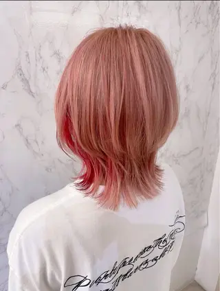 ミディアム ☆ハイトーン口コミ◎ WiLL/京橋のヘアスタイル