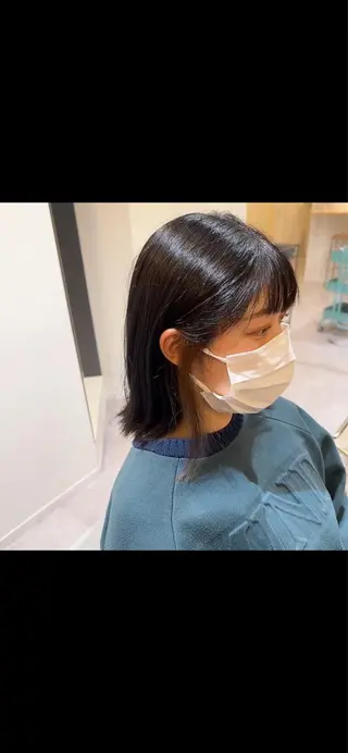 ミディアム エクシア ニシキタのヘアスタイル