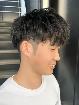ショート メンズ 西新/siohair 似合わせ/石尾刻矢のヘアスタイル