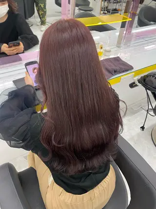 ロング カラー パーマ ヘアアレンジ メンズ ネイル マツエク・マツパ アイブロウ linette所属・🐩推し活🐩 FUTABA🍒のヘアスタイル