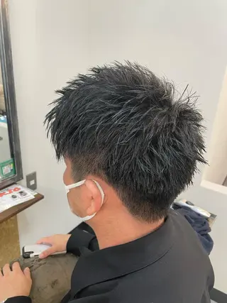 ショート メンズ メンズパーマ屋さん /yuki☃️💭のヘアスタイル