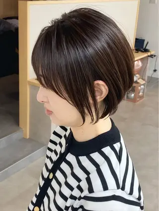 ショート カラー 当日予約🆗ショート /ハイライト/松本のヘアスタイル
