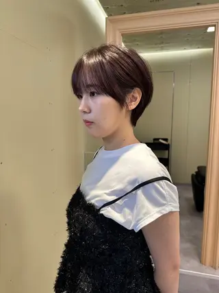 ショート ボブ/ぱつっとボブ/ 谷口 海星のヘアスタイル