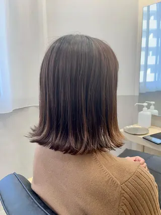 ミディアム 天野 涼のヘアスタイル