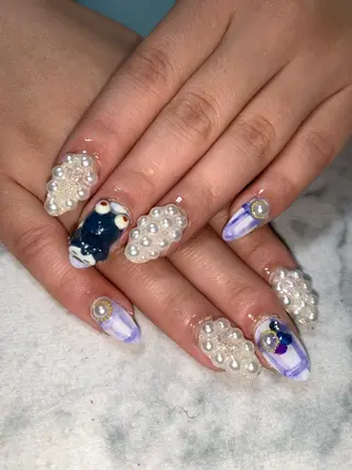 ネイル 🌙🫧CHARME (RUKA)🦋🫧のネイルデザイン