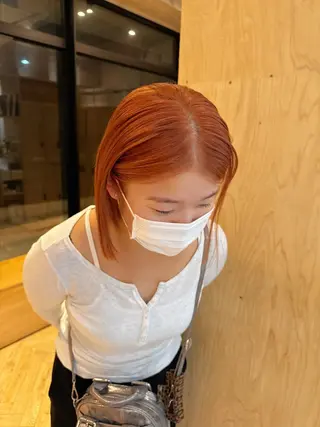 ショート カラー ayaka/暖色 /ニュアンスボブのヘアスタイル