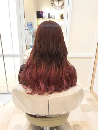 カラー 東梅田エリアカラー ヘアセットNo. 1のヘアスタイル