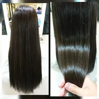 ロング パーマ 染野 匠のヘアスタイル