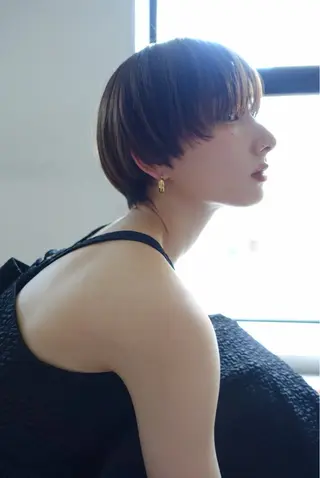 ショート 暖色カラー 🌼クニトウメイのヘアスタイル