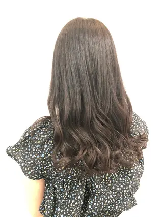 ロング カラー 下池 紗加のヘアスタイル