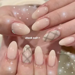 ネイル 🎀チーク/ちゅるん 🫧chisa🎀のネイルデザイン