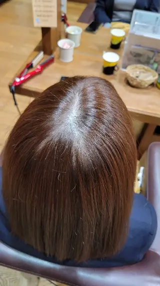 カラー ミディアム 中田 大輝のヘアスタイル