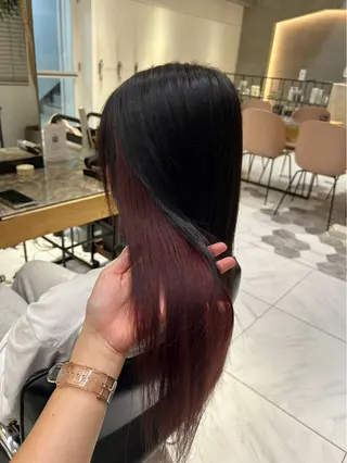 ロング 艶ブリーチ/カット kurumi🌼のヘアスタイル