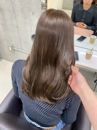 セミロング 透明感 color♡ Ibukiのヘアスタイル