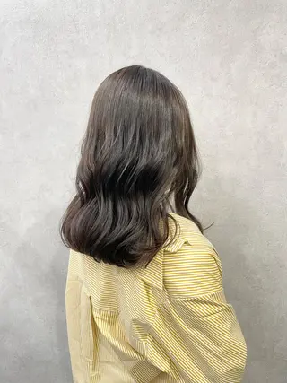 ミディアム カラー いなみね はるきのヘアスタイル