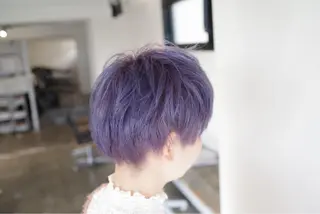 ショート カラー ハイトーン/レイヤー /ケアブリーチ石川治のヘアスタイル