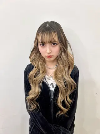 ロング カラー レディースカット モデル募集🌟のヘアスタイル