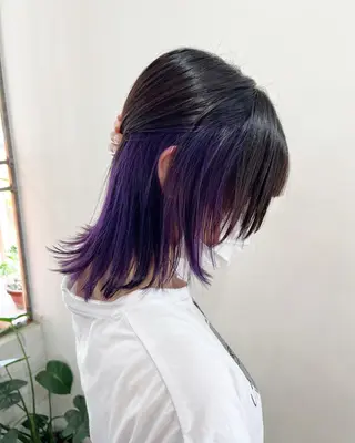 ミディアム カラー フラム所属・WATANABE MISAKIのヘアスタイル