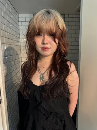 カラー ブリーチ特化/ 渋谷/TAIKIのヘアスタイル