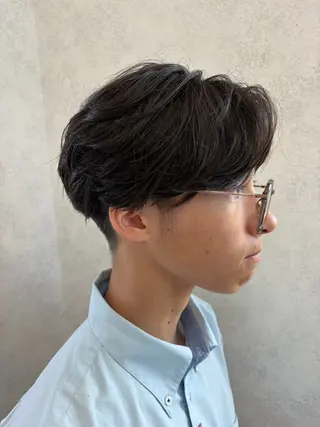 パーマ メンズ 神戸 蒼司のヘアスタイル