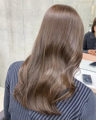 セミロング 透明感 color♡ Ibukiのヘアスタイル
