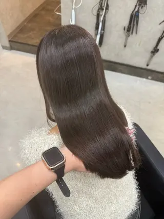 セミロング MAHO/透明感カラ ー/髪質改善🍒のヘアスタイル