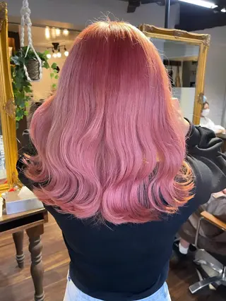 セミロング カラー ヘアアレンジ 髪質改善/レイヤー ダブルカラー塚本耀のヘアスタイル