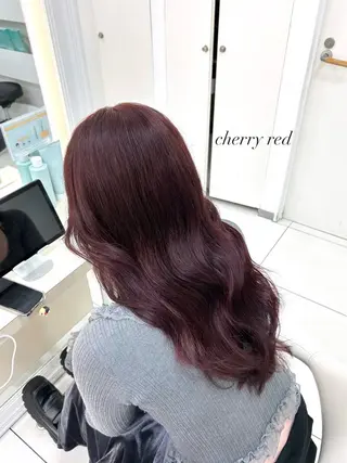 ロング カラー tomona 𝜗𝜚のヘアスタイル