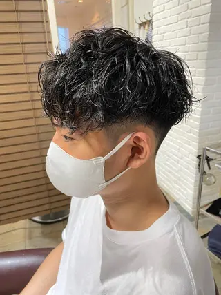 ショート パーマ メンズ 🌞メンズパーマ ONOE💈のヘアスタイル