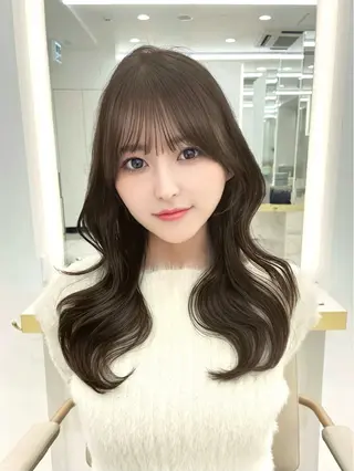 ロング 三尾 拓優のヘアスタイル
