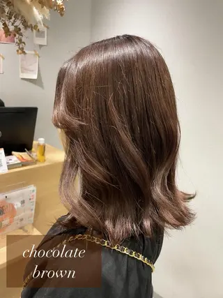 セミロング Zina【梅田】 /田中 沙弥のヘアスタイル