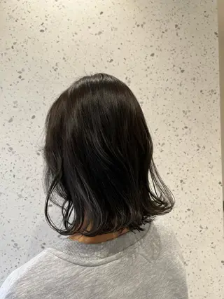 ミディアム よしのり genieeのヘアスタイル