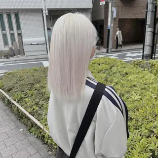 セミロング カラー EMANON池袋3rd所属・ナチュラル艶髪 なおき｜池袋美容師のヘアスタイル