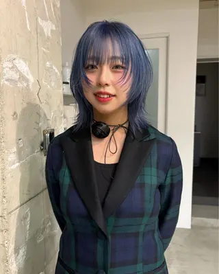 ミディアム Zoey kannaのヘアスタイル