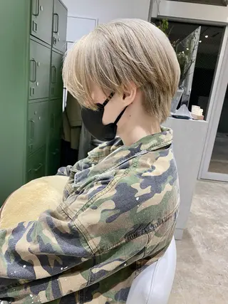 ショート Sabby所属・氏川洸希 パーマのヘアスタイル