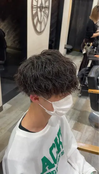 パーマ メンズ メンズパーマ特化 山﨑　歩のヘアスタイル