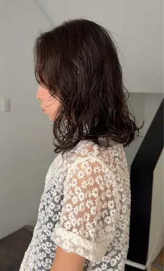 ミディアム パーマ 千葉 太助のヘアスタイル