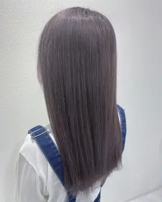 ロング カラー 💘韓国カラー💘 クルミのヘアスタイル